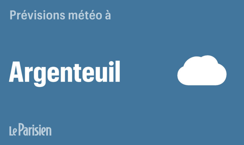 Météo à Argenteuil