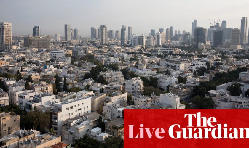 Middle East crisis live: Air raid sirens sound in Tel Aviv after Hezbollah claims to have targeted Israeli city