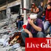 Middle East live: humanitarian system in Gaza will collapse if Unrwa is unable to operate, warns Unicef