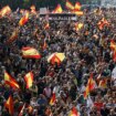 Miles de personas exigen elecciones en una manifestación con PP y Vox: "El enemigo común es Sánchez"