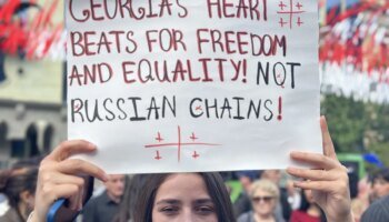 "No queremos acabar como Rusia": la 'generación Z' se planta en Georgia