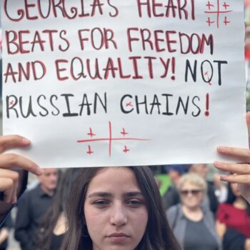 "No queremos acabar como Rusia": la 'generación Z' se planta en Georgia