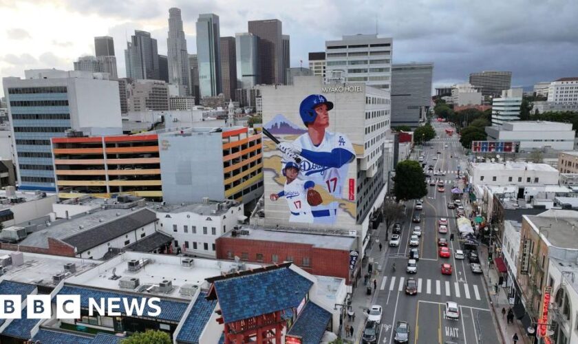 Ohtani-mania sweeps LA as Dodgers battle for World Series title