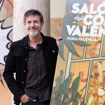 Paco Roca celebra una «gran fiesta» en su cartel para el Salón del Cómic de Valencia 2025