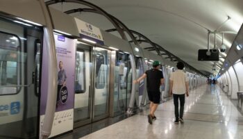 Paris : la station de métro de la ligne 14 Porte de Clichy totalement inondée lundi soir