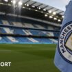 A Manchester City corner flag at the Etihad Stadium