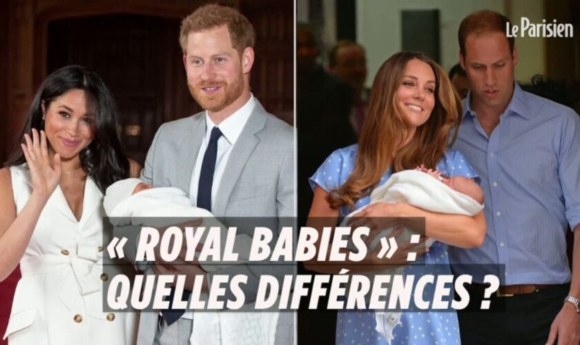 « Royal babies » : les différences entre les deux couples