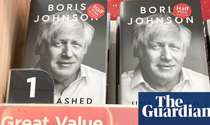 Sales of Boris Johnson’s memoir slump by 62% in second week