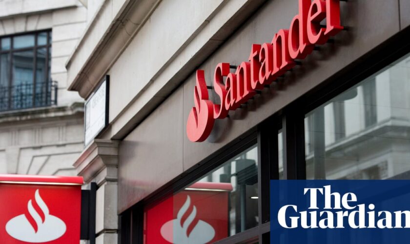 Santander to cut more than 1,400 jobs in UK amid increasing automation