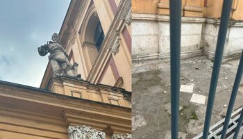 Se cae la cabeza del Gran Poder de la escultura de Martínez Montañés en el palacio de San Telmo de Sevilla