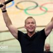 Sir Chris Hoy at the Olympic Games in Paris