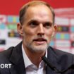 Thomas Tuchel at his first news conference as England manager