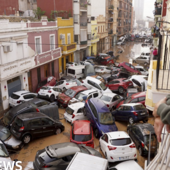 Spain battles deadliest flood disaster in decades as death toll rises to 95