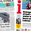 The Papers: 'Call to shield police from trials' and Ofwat 'faces axe'