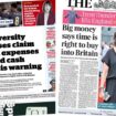 The Papers: 'Right time to buy into Britain' and university expenses