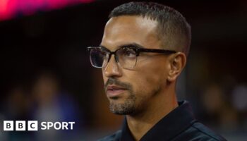 Seb Hines in the Orlando Pride dugout