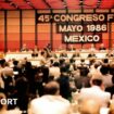 A view from the crowd of the 1986 Fifa Congress