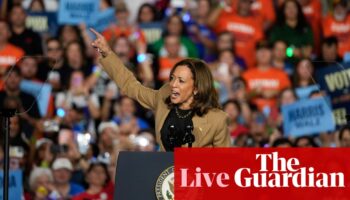 Trump, Vance to travel to Michigan, Pennsylvania and Georgia; Harris to appear with Michelle Obama in Michigan – live