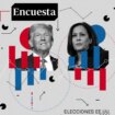 Trump, a una décima de Kamala Harris en la recta final de la campaña electoral