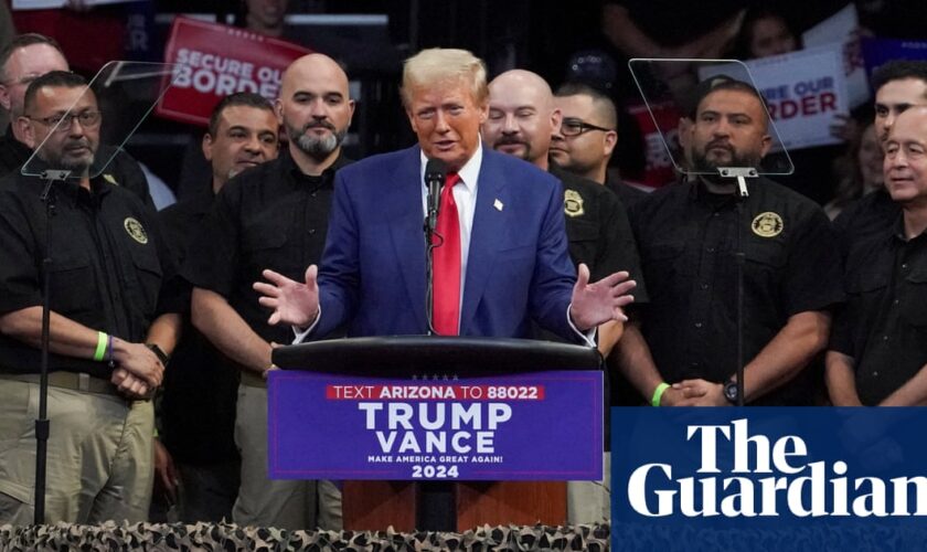 Trump calls US a ‘garbage can’ in diatribe against immigration in Arizona