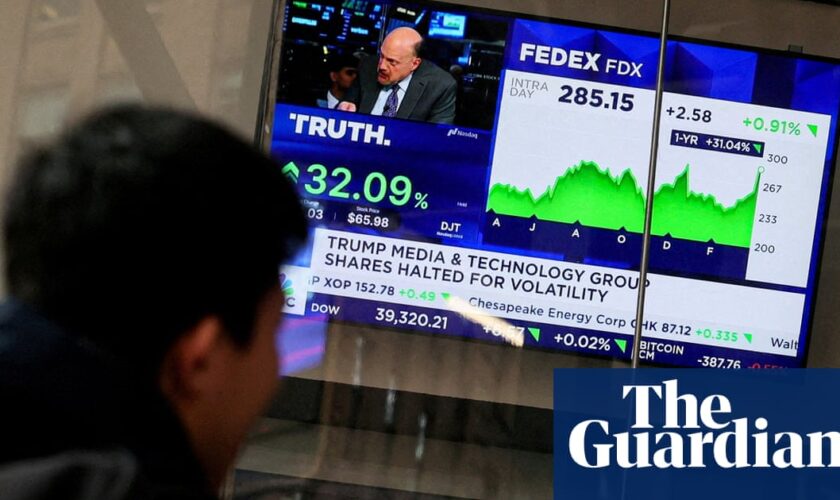 Truth Social trading suspended several times amid volatile pre-election rally