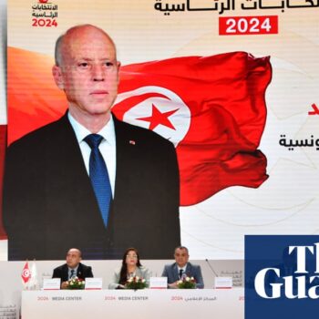 Tunisia’s president wins landslide second term after cracking down on opponents