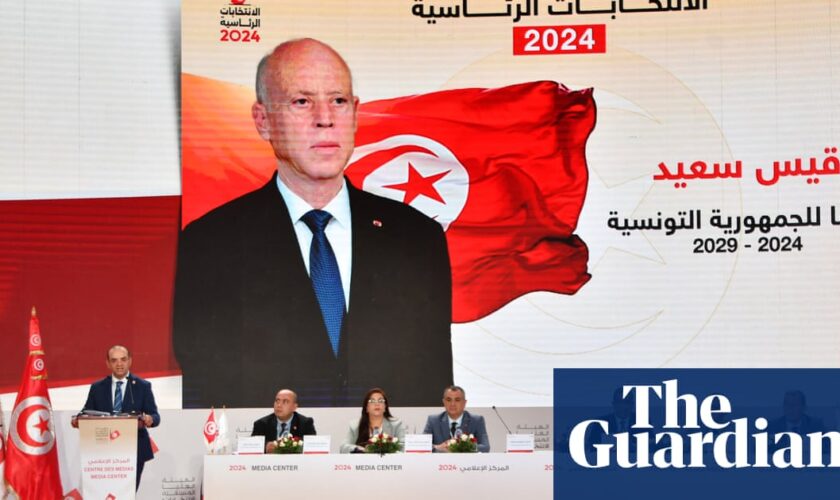 Tunisia’s president wins landslide second term after cracking down on opponents