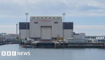 Two in hospital after major fire at BAE site in Cumbria