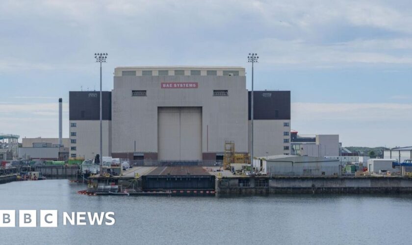 Two in hospital after major fire at BAE site in Cumbria