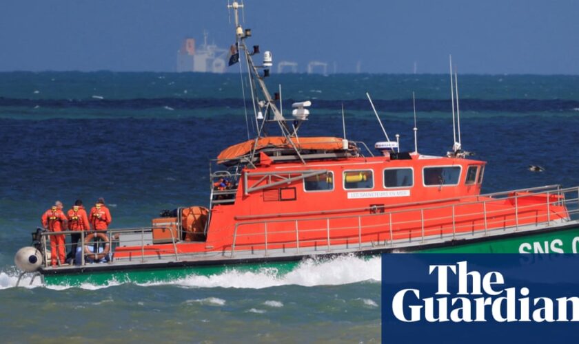 Two people dead and 46 rescued after boat sinks in Channel