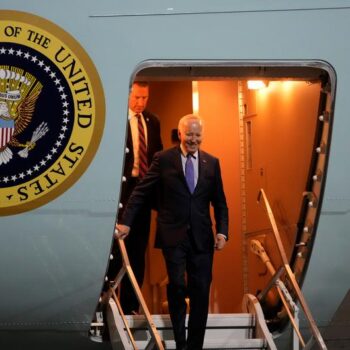 US-Präsident Biden beginnt Blitz-Besuch in Deutschland