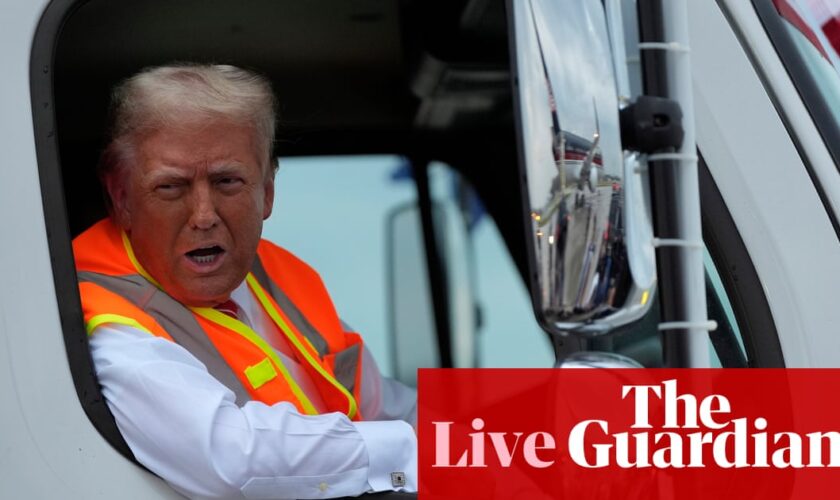 US election live updates: Trump and Harris head west with six days to go