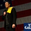 US warns Musk’s Super Pac $1m-per-day giveaways may be illegal, reports say