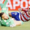 Un jugador del Granada CF marca un gol y provoca las risas por esta celebración