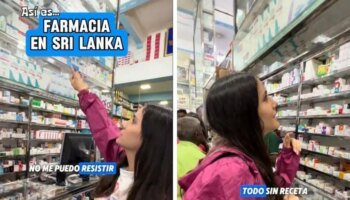 Una española en Sri Lanka explica cómo se venden los medicamentos en sus farmacias: «Es flipante»