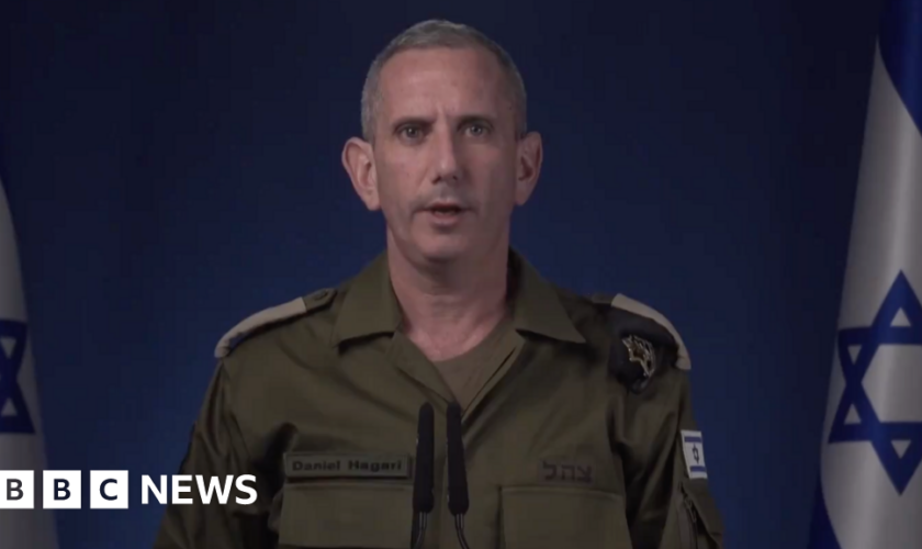 Watch: Israeli military chief announces strikes in Iran