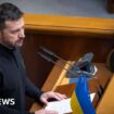 Zelensky presents 'victory plan' to Ukrainian parliament