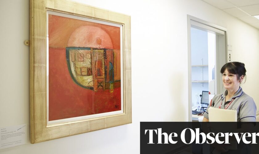 ‘They remind me there’s a life after cancer’: how paintings in NHS hospitals help patients feel better