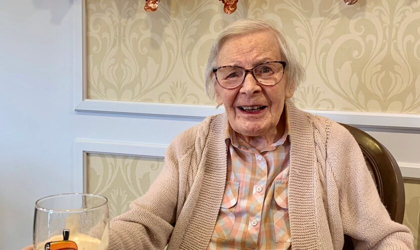 Woman credits this drink of choice to 105 years of life: 'A perfect match'