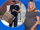 Margot Robbie gives birth! Barbie star, 34, delivers healthy baby boy as husband Tom is pictured stocking up on nappies and booze