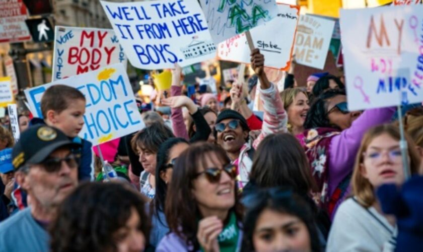 Teilnehmerinnen beim Women's March in Washington