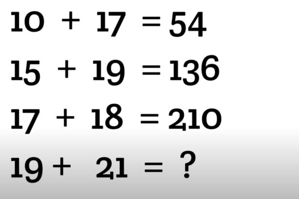 Only the top 2 per cent of people can solve this maths problem - but it's actually really easy