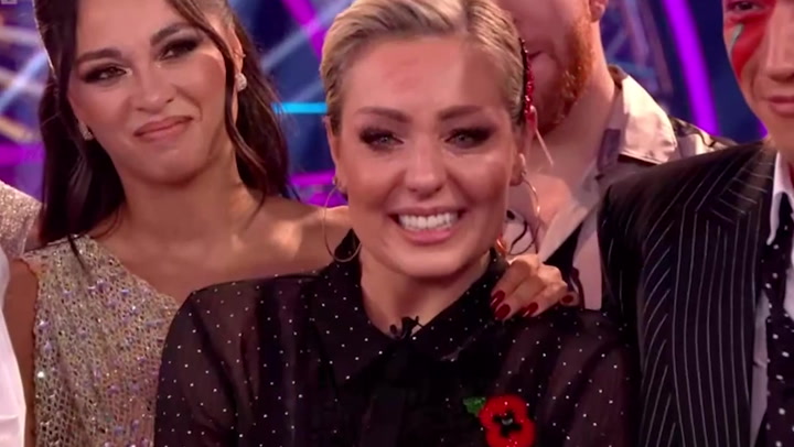 Amy Dowden breaks down as JB Gill scores first 10 with replacement partner