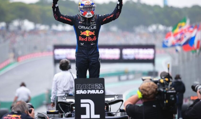 Eine Leistung aus einer eigenen Welt von Max Verstappen. Foto: Ettore Chiereguini/AP