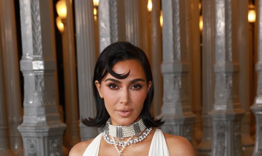 Kim Kardashian spotted in iconic Princess Diana pendant at Los Angeles gala