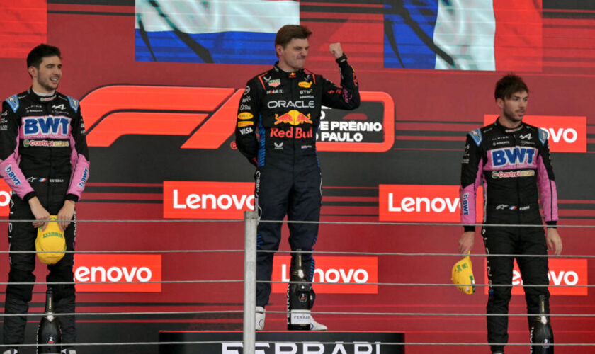 Formule 1 : double performance française au Brésil, Verstappen renoue avec la victoire