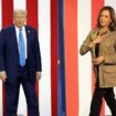 Diptyque photographique avec Donald Trump le 1er octobre dans le Wisconsin, et Kamala Harris le 27 septembre dans l'Arizona