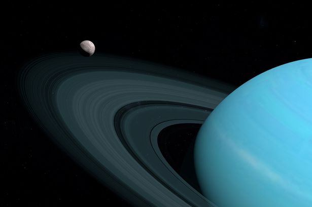 Moon named 'Miranda' orbiting Uranus appears to have an ocean and possibly life