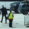 Prince William looks sharp as he touches down in Cape Town - where he will present the Earthshot Prize this week