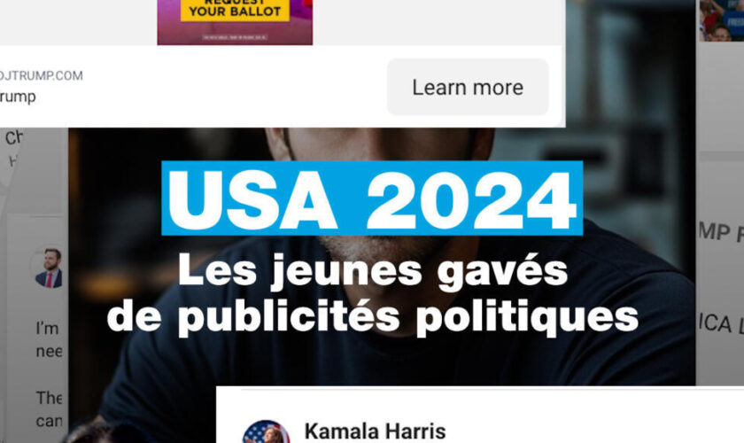 Présidentielle américaine : les jeunes gavés de publicités politiques